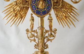 Ornate French Antique Monstrance
